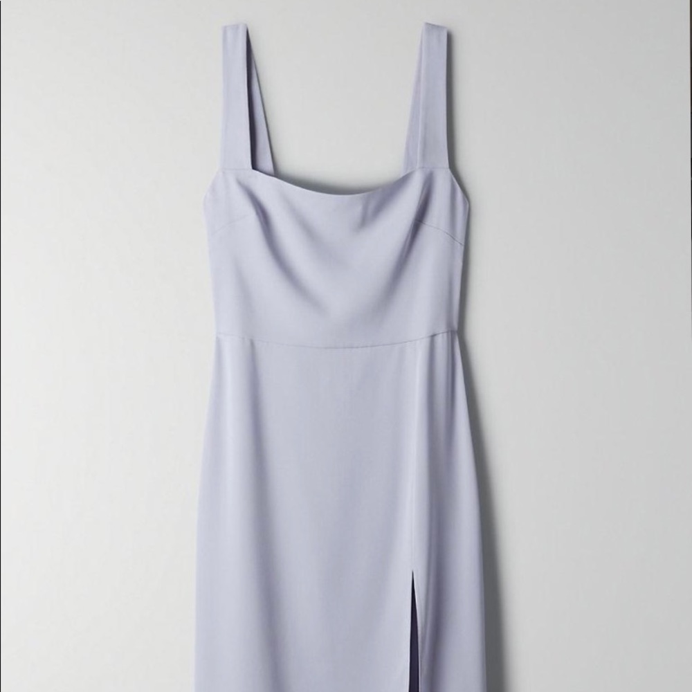 Aritzia Babaton 90s Slit Dress Aleutian
